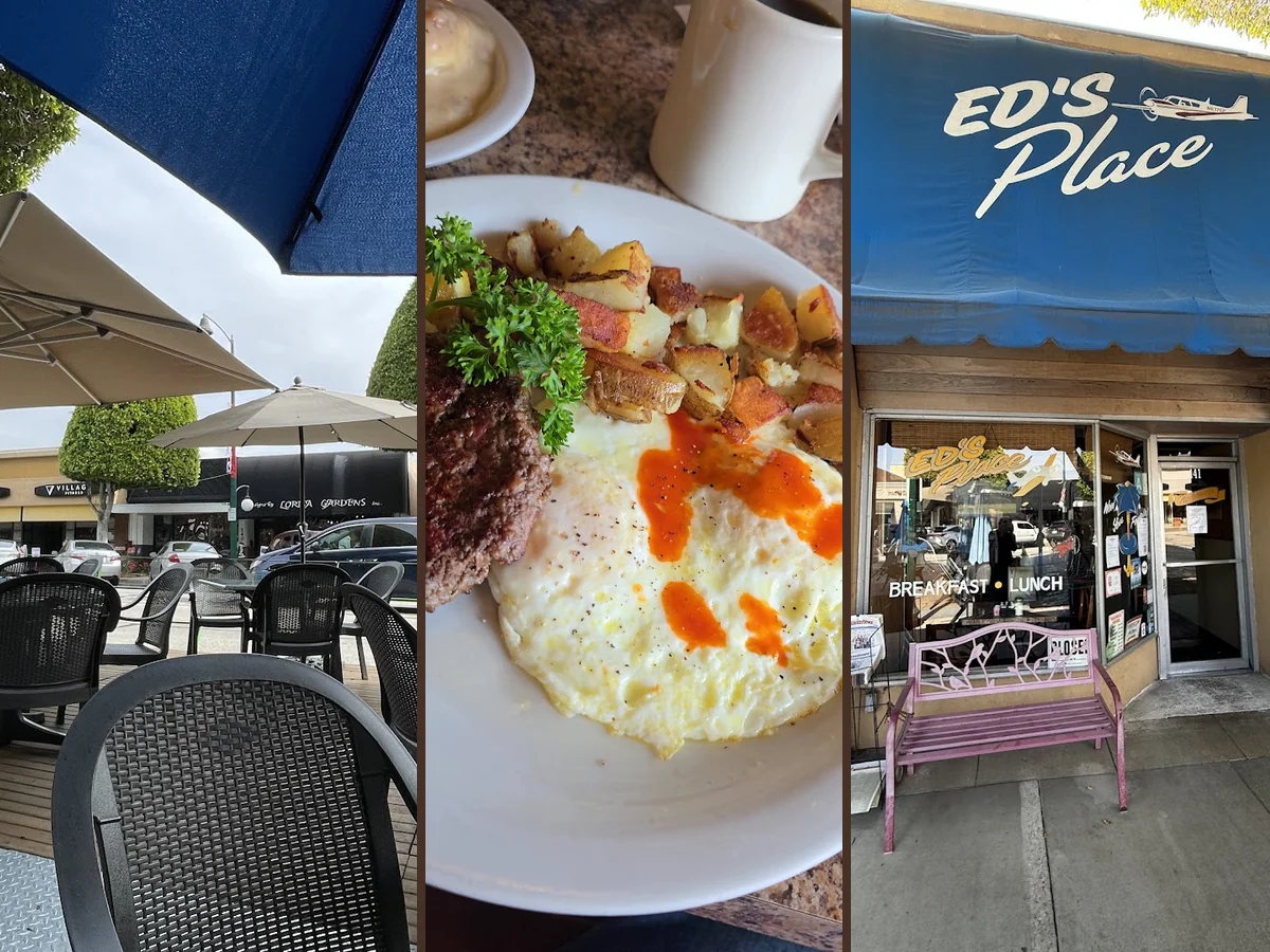 Casual breakfast tables inside a cozy diner.