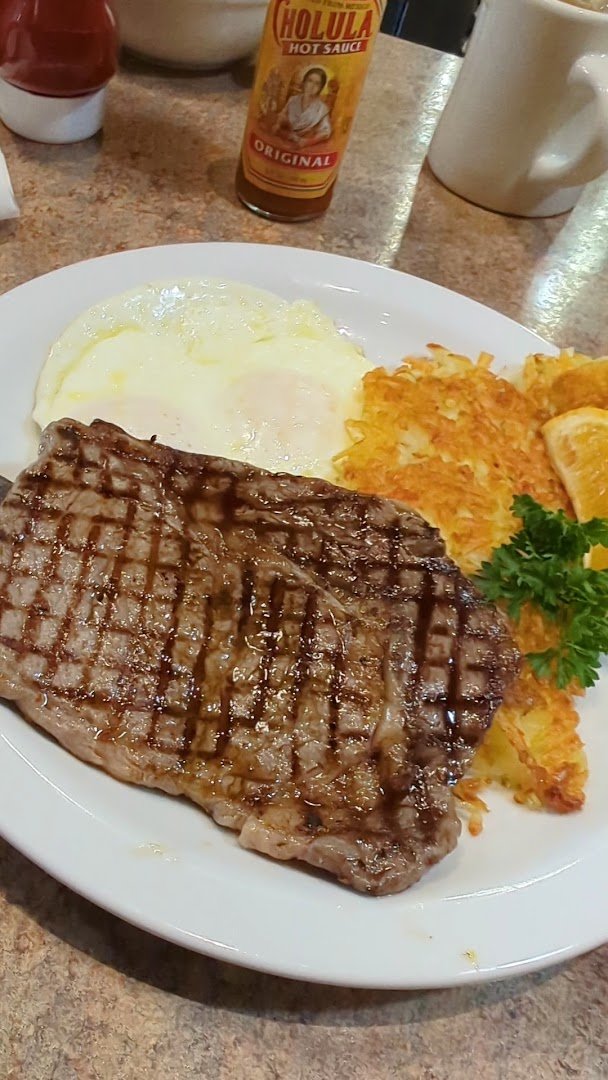 Classic American breakfast spot with simple seating.