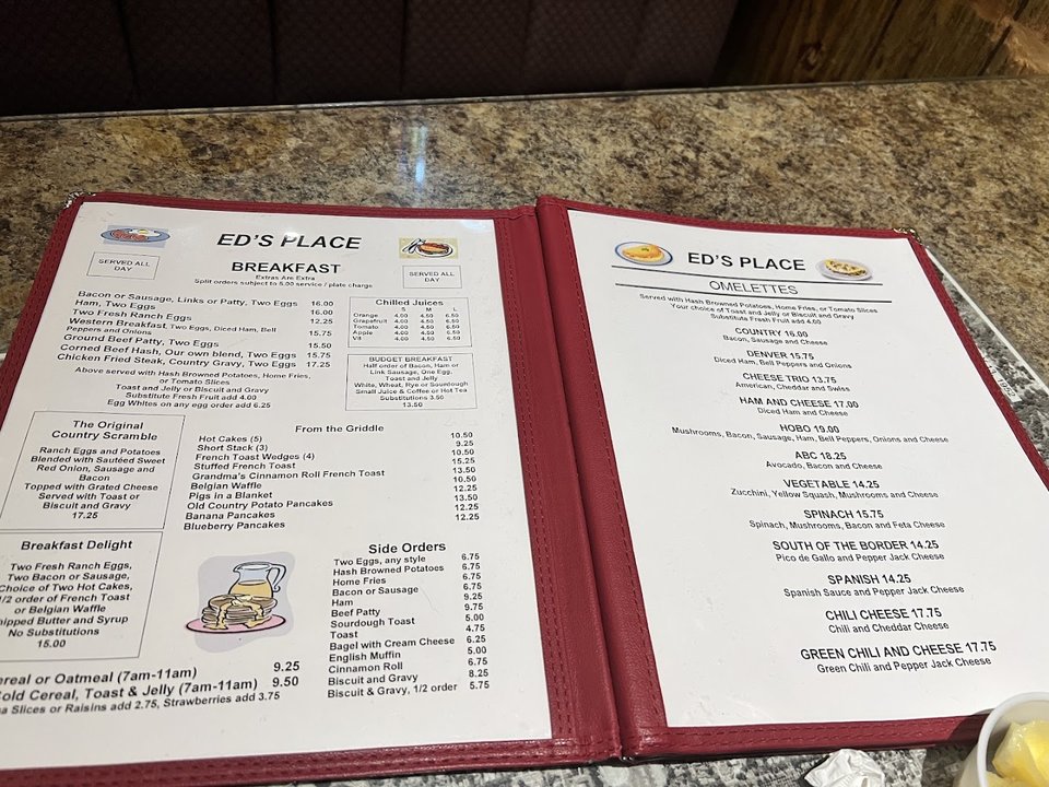 Casual breakfast tables inside a cozy diner.